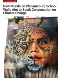 Greenpoint Post Article on Sonny's Climate Week Mural in Brooklyn, NY