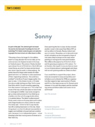 Street And More Magazine Sonny Feature